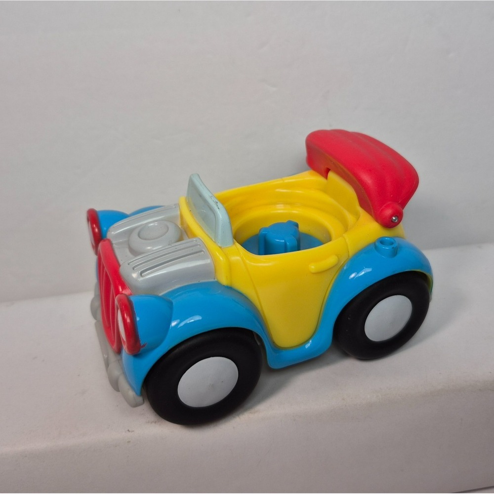 Fisher Price Little People Disney Vehicle Donald Duck Bouncing Car 2014 Mattel